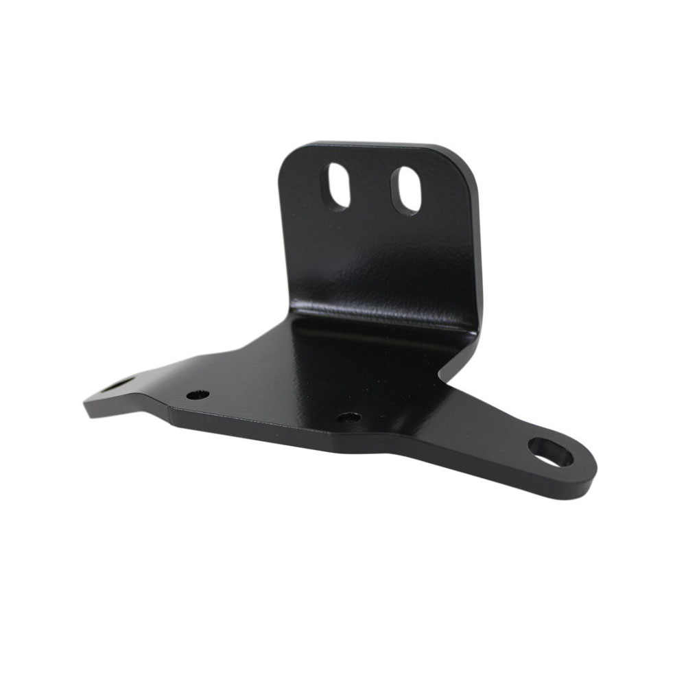 Custom made stamping black powder coating metal support bracket