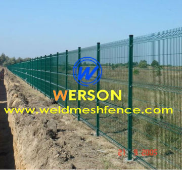 Werson Pvc coated weld mesh fence