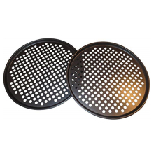 Pizza Tray Pack of 2 Pans with holes