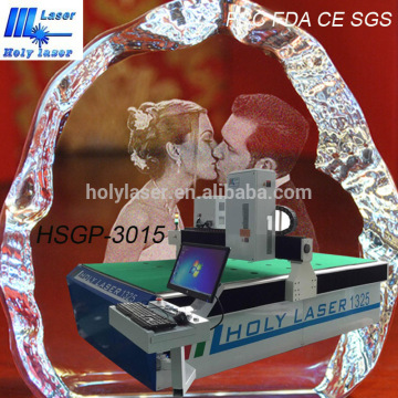 laser cut wedding photo Large Size 3d Glass Engrav Machin machin for small business