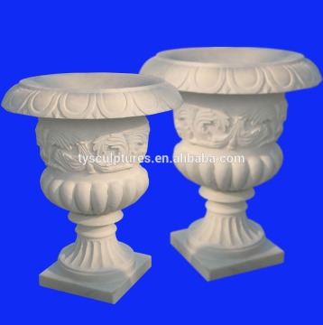 China natural stone cheap flower pot plant pot