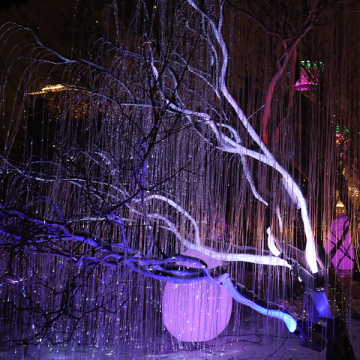 Lichtwellenleiter-Beleuchtung für Avatar-Baum