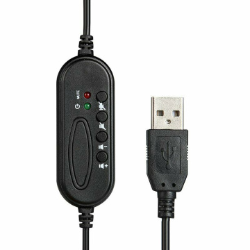 Wired 3,5 мм и USB -стереосфера с микрофоном для ноутбука