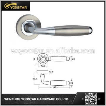 zinc alloy door lever handles