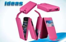 Extra Slim Apple iPhone Leather Cases , Flip Protective Cas