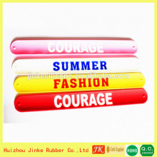 2014 personalized watch slap bands bracelet,rubber slap bracelets with pen