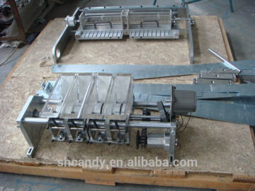 manufacture stainless candy rope sizer machine with 5 rollers