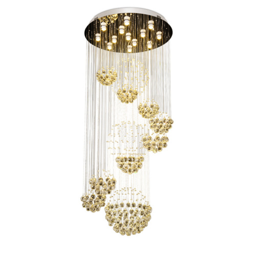 Lustre suspendu en cristal LEDER