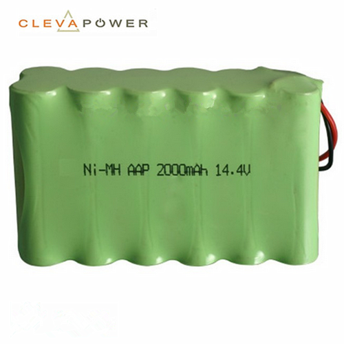 14.4v rechargeable nimh battery pack 2000mah