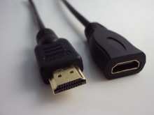 High Quality HDMI Plug to HDMI Jack Cable