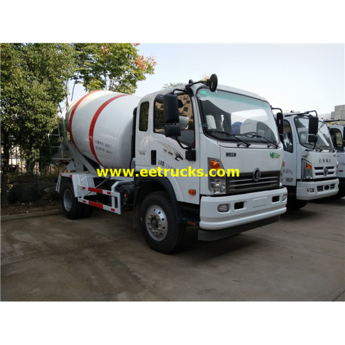 5000 Litres 160hp SINOTRUK Cement Mixer Trucks