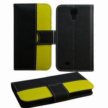 Wallet PU Leather Case for Galaxy S4, Eco-friendly Material