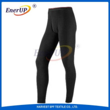 Black Angora Mans Thermal Winter Leggings