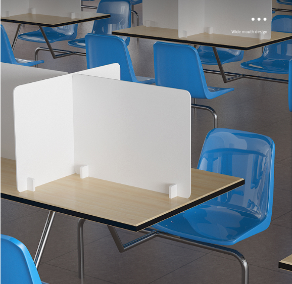 school desk protection isolating board