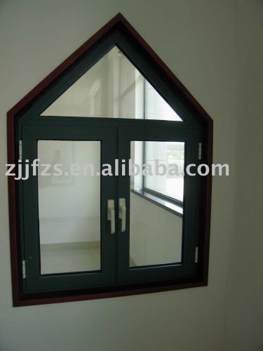 Aluminum opening window, double opening window, casement inward opening casement window