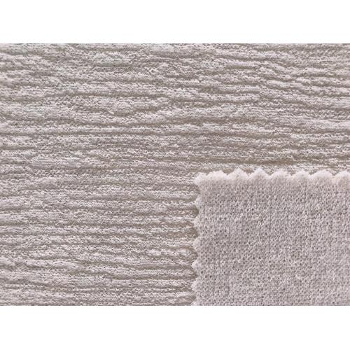 Tissu jacquard uni crêpe