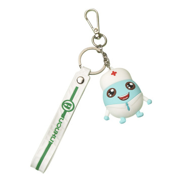 Cartoon Key Chain Doctor Shape Small Gift Keychain