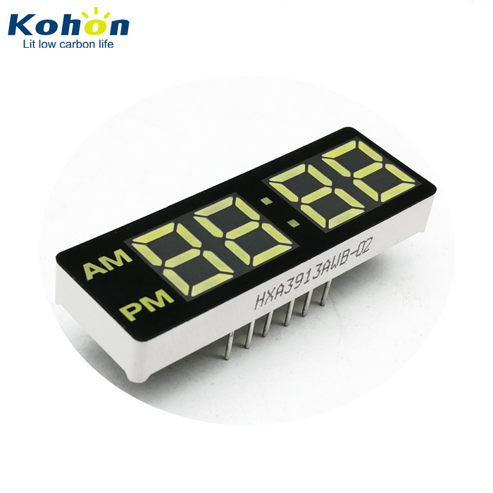 common cathode custom 7 segment 4 digit white led clock display for digital clocks
