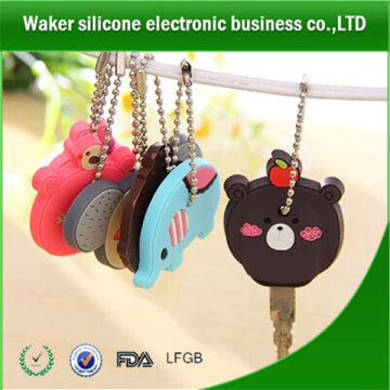 fashion silicone key cap/silicone key cover ,silicone key chains