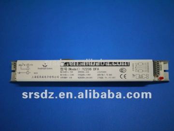 T8 2*36W t8 lamp electronic ballast 220v 50hz