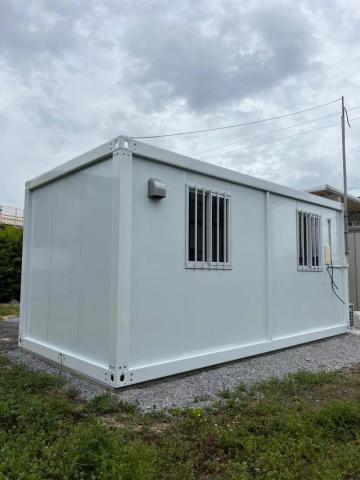 White detachable container house container 20ft Malaysia Vietnam turnkey prefab house