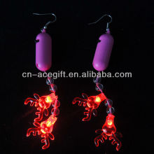 light up christmas earrings,christmas novelty