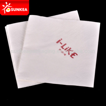 Brand message printed napkin serviette paper custom made