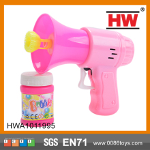 14CM Friction bubble horn toy soap bubble water gun
