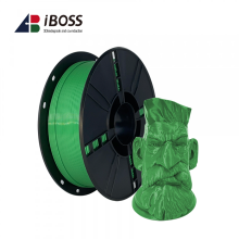 iBOSS PLA Plus (PLA+) 3D Printer Filament 1.75mm,1kg Toughness Enhanced 3D Printing Filament,Fit Most FDM Printer(Green)