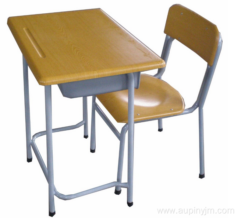 Werzalit board school table and chair