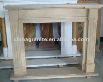 marble tile fireplace