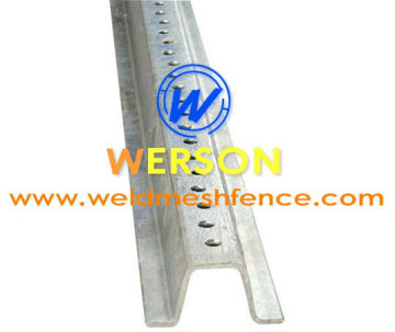 Galvanized U Channel Sign Post