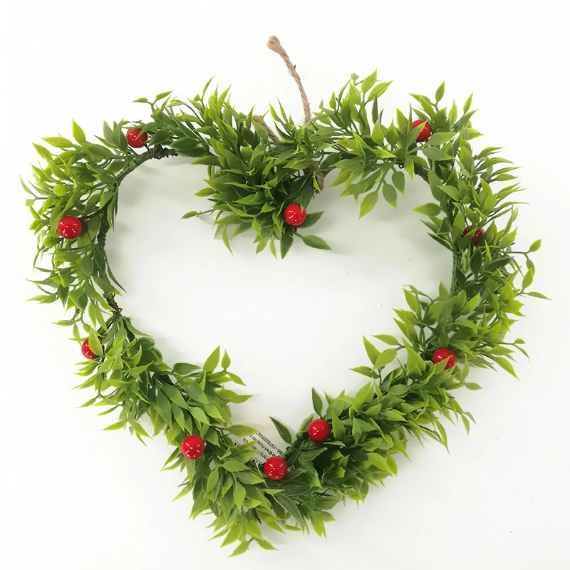 Wreath Artificial Green Garland Wreath for Home Decoration