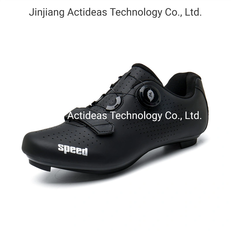 China Factory Wholesale Men Self-Locking Bike Cycling Shoes