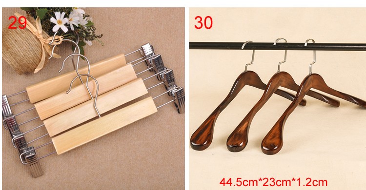 wholesale cheap wooden clothes coat suit custom hanger wood hangers for clothes