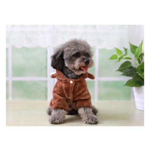 Flannel autumn and winter four-legged dog clothes