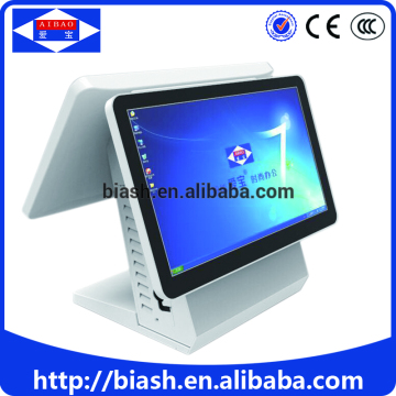 restaurant 15.6 inch touch screen pos system/touch pos hardware for restaurant software