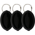 Custom Oval Rubber Coin Purse Change Holder