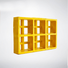 Flooring grating fiberglass material