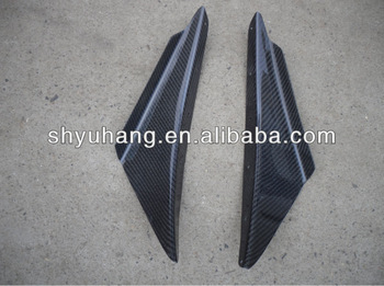 Evolution 8 OEM style carbon fiber Front Bumper Canard 2pcs