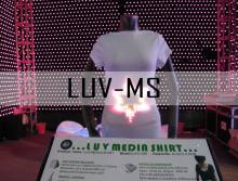 LUV Media Shirt, LED T Shirt (LUV-MS)