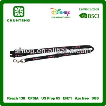 black tubular lanyards factory sale cheap fashion hot sale nice