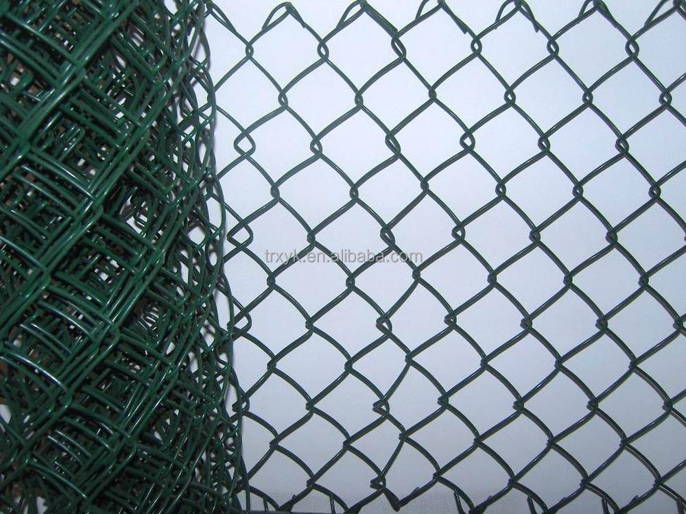 export Europe chain link mesh fence rust-proof wire mesh fence PVC chain link mesh