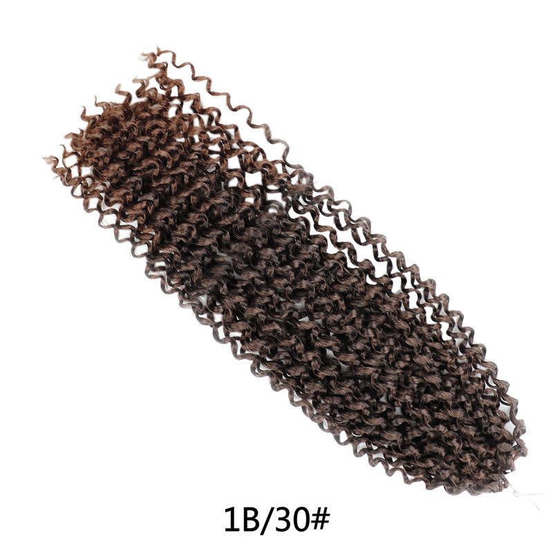 Passion Twist Prelooped Crochet Hair Braid Spring Long Bohemian Curl Braids Water Wave Hook Locs Synthetic Hair