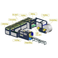 Zwei Rollen A4 Kopierpapierblech Schnitt- und Verpackungsmaschine