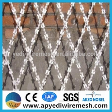 China Anping Yedi!!! galvanized razor barbed wire mesh