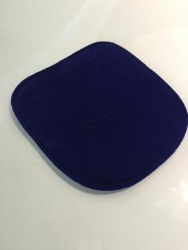Popular dark blue velvet washable seat cushion