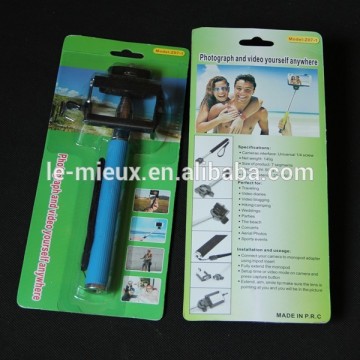 2014 New Phone Item Bluetooth Selfie Stick With Phone Holder Clip