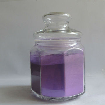 Bright purple pearl luster pigments for car painting