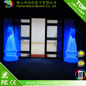 High quality LED glow Giant chess set in stock